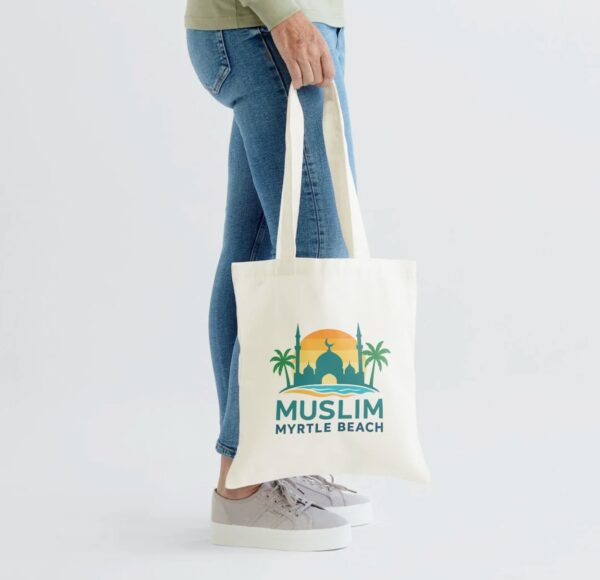 “Halal & Local” Canvas Tote - Image 3