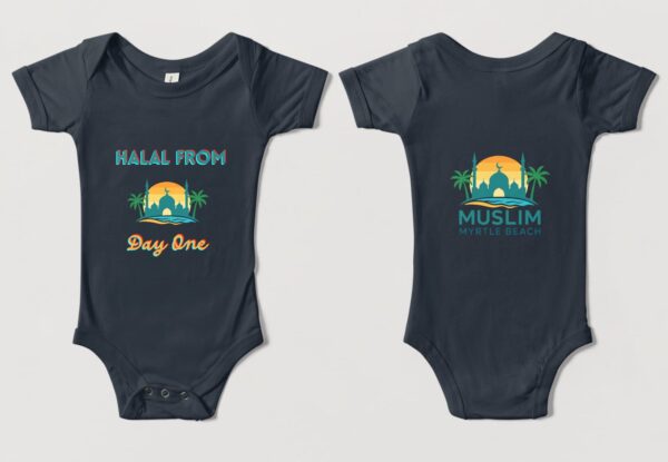 “Halal From Day One” Baby Onesie (2) - Image 4