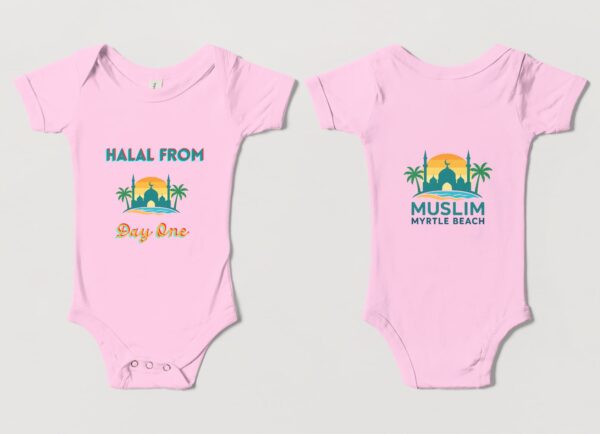 “Halal From Day One” Baby Onesie (2) - Image 5