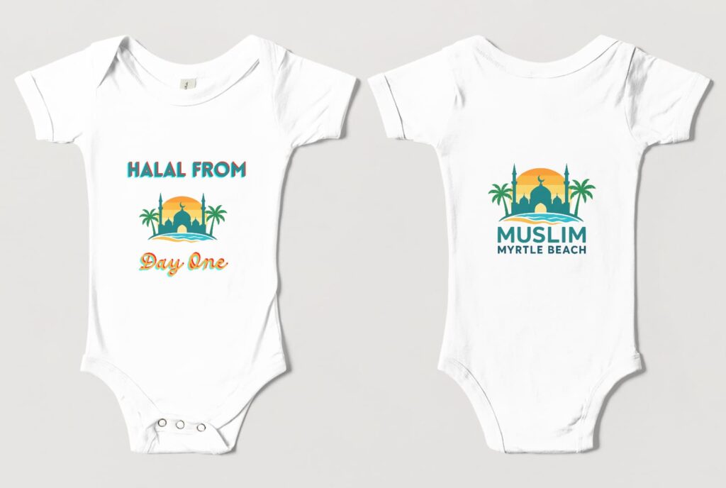 “Halal From Day One” Baby Onesie (2)