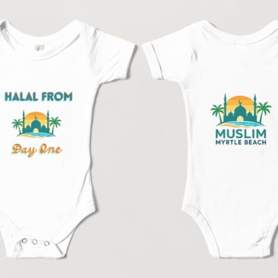 “Halal From Day One” Baby Onesie (2)